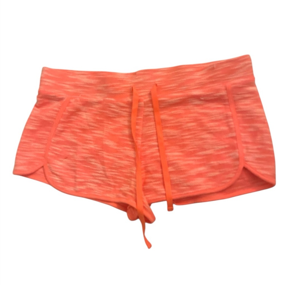 Women's Orange Athletic Shorts